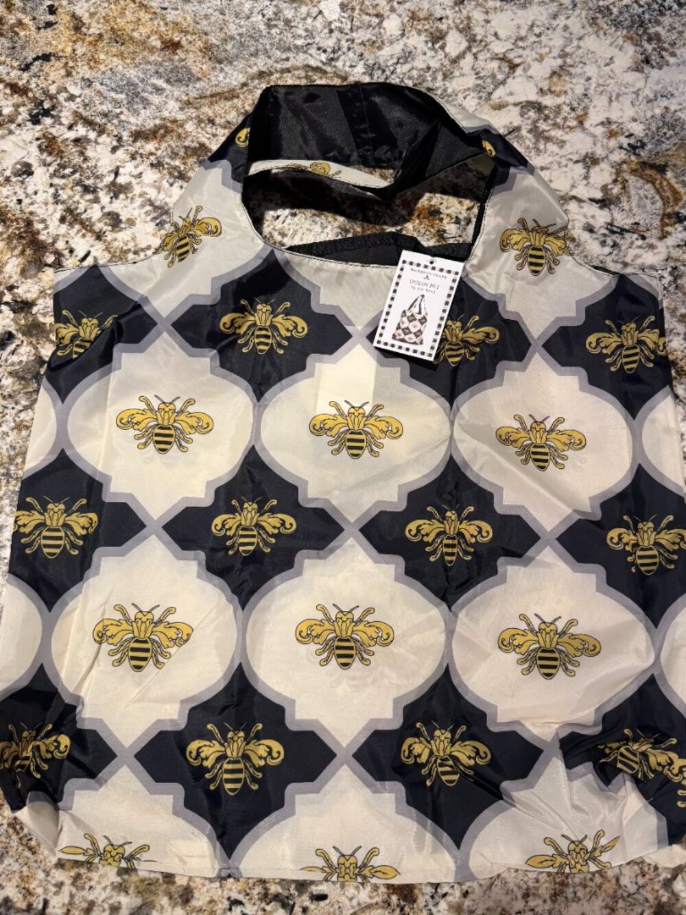 MacKenzie-Childs Queen Bee To-Go Tote - Picture 3 of 4
